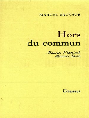 cover image of Hors du commun